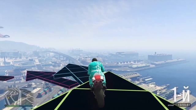 Проходим мото-паркур на PS4/ 30 мин. смотреть онлайн