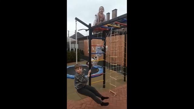 Уличная шведская стенка Sv Sport Рукоход видео заказчика смотреть онлайн