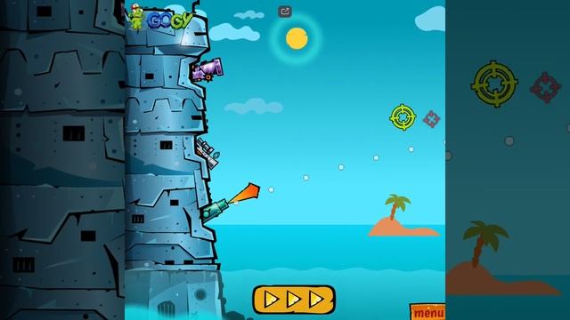 Прошли игру про пиратов Awesome pirates прохождение #3 Флеш игра! потопили все корабли смотреть онлайн