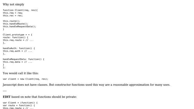 Code Review: Structuring code to do URL routing for Node.js (4 Solutions!!) смотреть онлайн