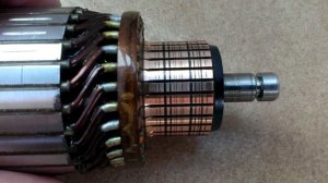 Как отмыть ротор и отполировать (отшлифовать) коллектор (якорь)