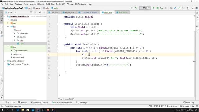 Java - урок 35 (Создаем класс Veiw для тестовой игры) смотреть онлайн