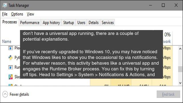 What Is “Runtime Broker” And Why Is It Running On My PC?