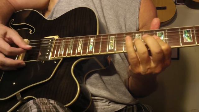 Being creative with major scales on Ibanez AF95 with case SOLD смотреть онлайн