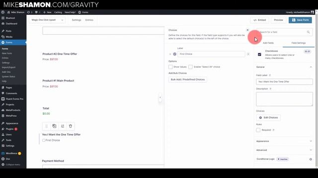 Gravity Forms "Magic" One Click Upsell in WordPress смотреть онлайн