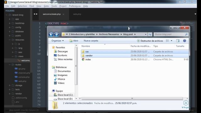 1 - Instalación de Laravel y esquema de Plantillas смотреть онлайн