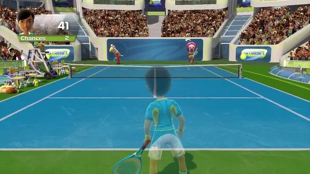 Rapid Returner tennis minigame Kinect Sports Season Two Xbox 360 720P gameplay смотреть онлайн