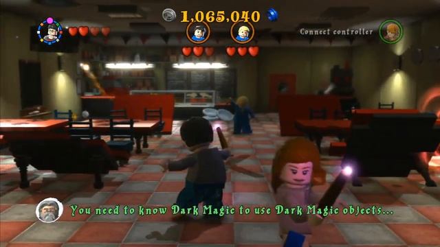 Lego Harry Potter Years 5-7 Walkthrough (26) Year 7 Part 1 Coffee Shop Battle смотреть онлайн