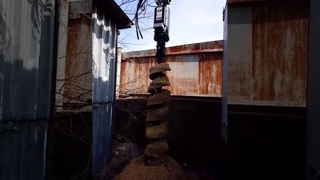 Бурение скважин под сваи в труднодоступных местах смотреть онлайн
