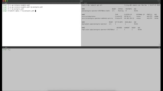Tanzu SQL Postgres Deployment Demo смотреть онлайн