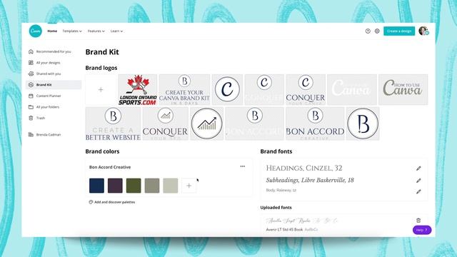 Setting up your BRAND KIT in Canva (Pro) смотреть онлайн