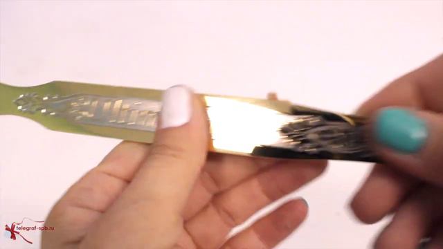 Сувенирный скальпель на подставке в футляре (Златоуст) смотреть онлайн