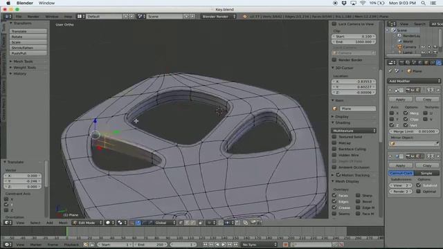 Photorealistic house key in Blender (time-lapse of the workflow) смотреть онлайн