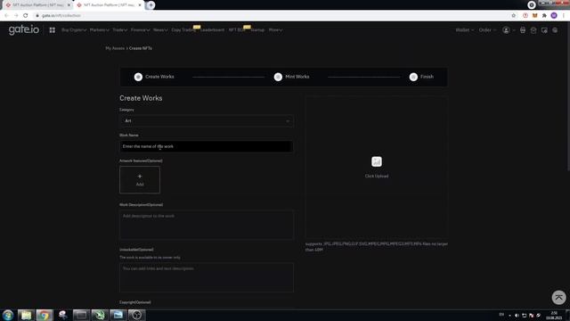 Gate.io NFT Box – площадка для NFT. Часть 1: Загружаем рисунок для продажи смотреть онлайн