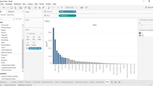 Tableau Tutorial for Beginners 17 - What are Sets in Tableau And How To Create Sets in Tableau смотреть онлайн