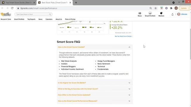 How to use the TipRanks Top Smart Score Stocks screener! смотреть онлайн