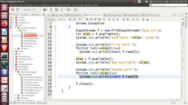 Core Java Programming Session 17: File I/O смотреть онлайн
