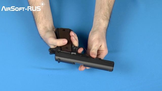 Страйкбольный пистолет KWC Colt 1911 смотреть онлайн