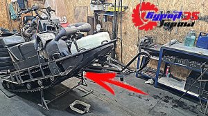 Замена масла в коробке Снегохода БУРАН