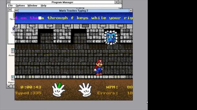 Mario Teaches Typing 2 (PC) [ALL THE MARIOS 356] смотреть онлайн