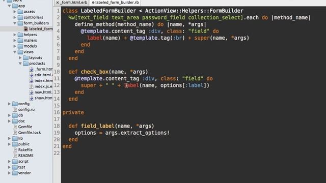 Ruby on Rails - Railscasts PRO #311 Form Builders (pro) смотреть онлайн