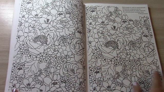 ОБЗОР РАСКРАСКИ УЗОРЫ И ЦВЕТЫ /КРЕАТИВНАЯ КНИГА-РАСКРАСКА /Полистаем вместе смотреть онлайн
