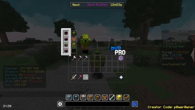 BEST WAY TO GET MORE FARMING FORTUNE! (Hypixel Skyblock) смотреть онлайн