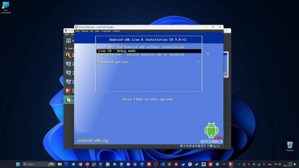Установка операционной системы Android на VirtualBox.