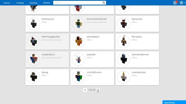 ROBLOX DIGNITY'S FRIEND LIST!!! смотреть онлайн