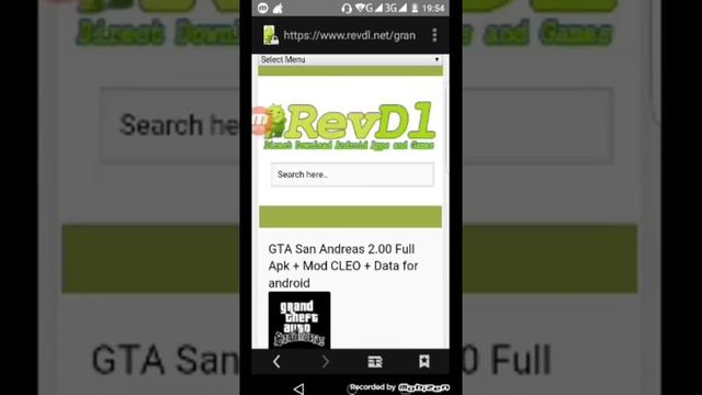 GTA SA 2GB Main Obb And Apk Download android No Root смотреть онлайн
