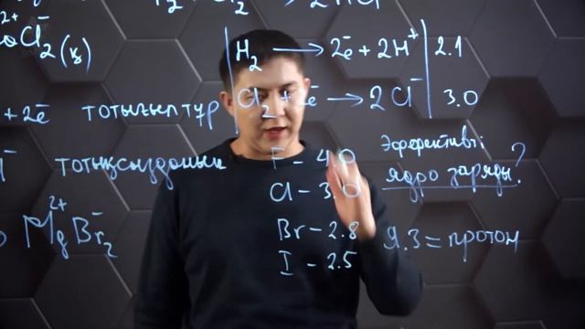 Галогендердің тотықтырғыш-тотықсыздандырғыш қасиеттері. 10 сынып. смотреть онлайн
