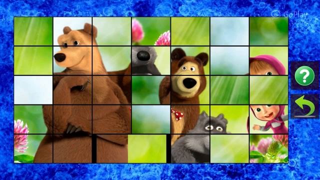 ? Puzzle Game: MASHA AND THE BEAR IN NATURE ! Jigsaw Puzzle I Kids Toys Production смотреть онлайн