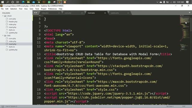 PHP and MySQLi CRUD Bangla Tutorial(Insert Data) Part 03 смотреть онлайн