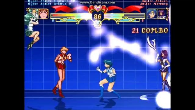 Mugen long team arcade Hyper Sailor Neptune 3D,Hyper Uranus N смотреть онлайн