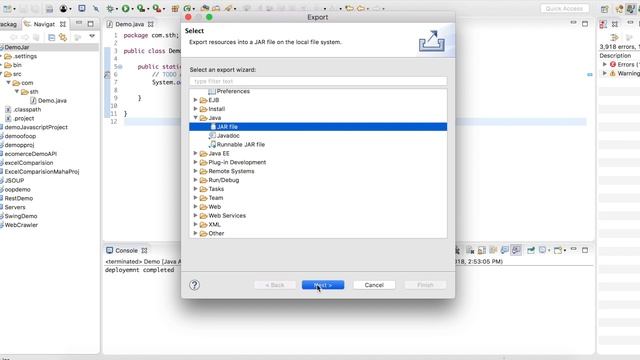 Java Deployment: Creation of Java Jar File (Tutorial #12) смотреть онлайн