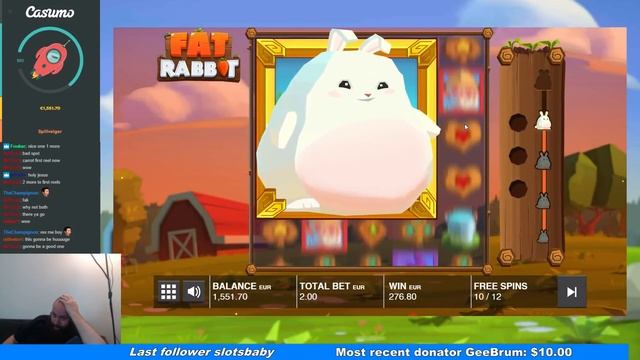 FAT RABBIT - MONSTER FAT WIN - JACKPOT смотреть онлайн