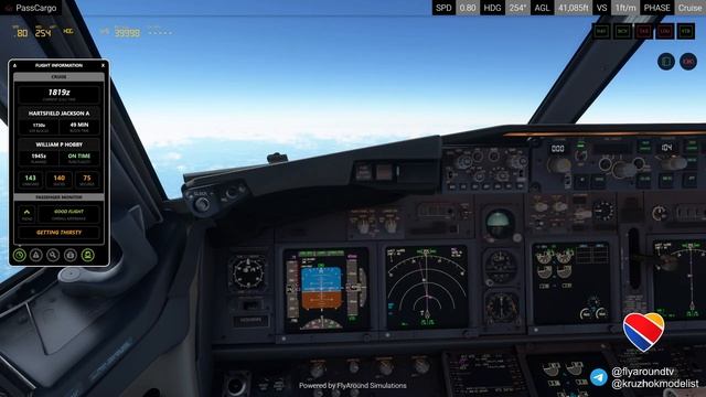 Southwest Virtual Airlines / PMDG B737-700 / PassCargo / MSFS 2020 / RTX3090 смотреть онлайн