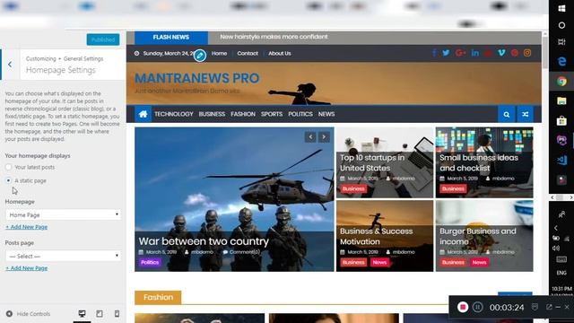 Mantranews Pro WordPress Theme смотреть онлайн