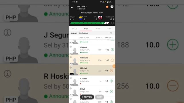 PHP vs NYM. MLB Game Team for Fantasy Sport Apps. D11 Team for the Game. Playing Less in this #MLB смотреть онлайн