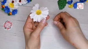 Лето в волосах. Летний хит. Самые реалистичные ромашки из фоамирана. DIY MK foamiran flowers