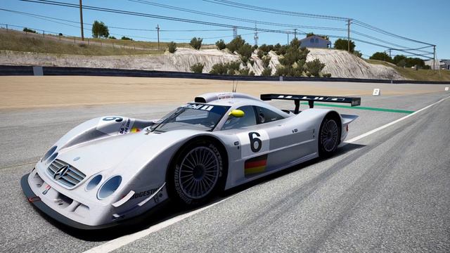 Mercedes CLR LM at Laguna Seca in Assetto Corsa смотреть онлайн