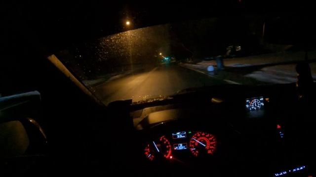 Rainy Night Drive POV 2015 WRX *4K* *POPS AND BANGS* смотреть онлайн