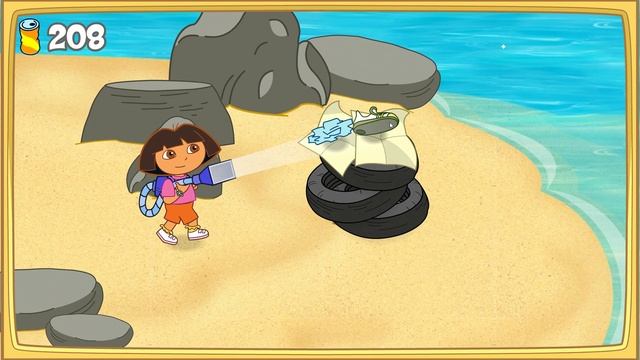 Dora the Explorer™: Dora's Mermaid Adventure (Flash) - Full Game HD Walkthrough - No Commentary смотреть онлайн