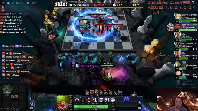 New Build! Terrorblade Elementals! 24.4.2023 Dota Auto Chess King+ Games! смотреть онлайн