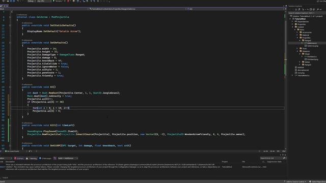 Tmodloader 1.4 Mod Tutorial (Custom Projectile Effects) смотреть онлайн