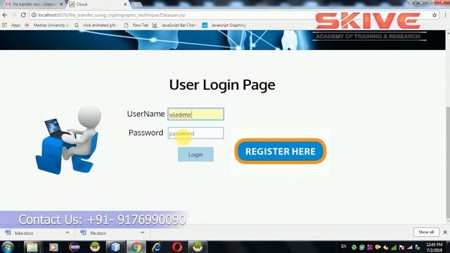 File Transfer Using Cryptographic Technique | JAVA | DATA MINING #javaprojectideas #bestjavaproject смотреть онлайн