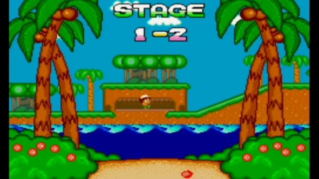 New Adventure Island - PC Engine - Game Play - Level 1 - Action Platform - 1992 смотреть онлайн
