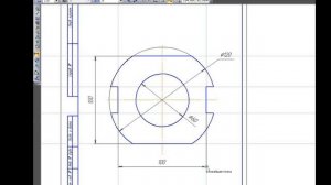 чертеж плоской детали в масштабе 5:1