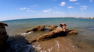 Поездка на море в с.Песчаное.Сьёмка с дрона.Обзор пляжа с.Песчаное.