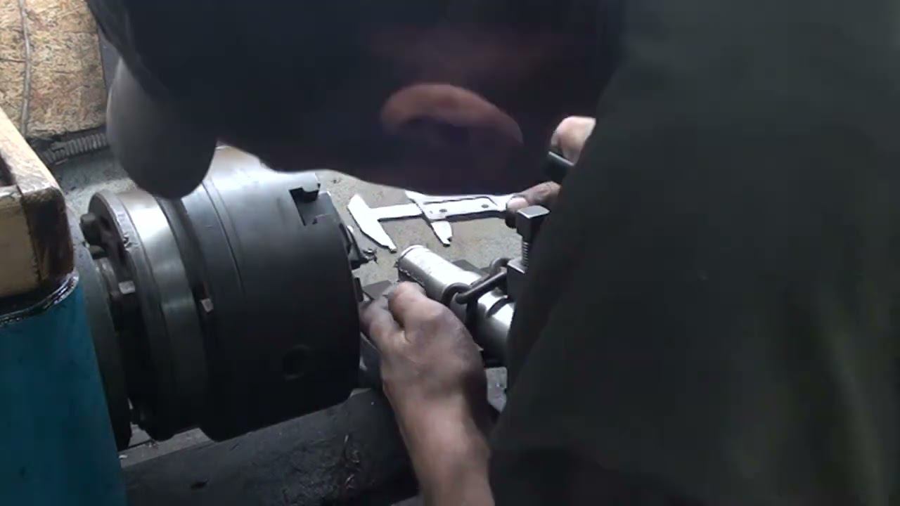 Фрезеровка на токарном, выход с ситуации